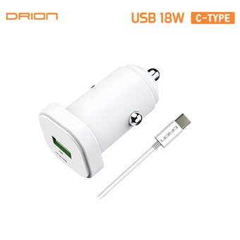 帮 18W USB 1    (C to C CABLE / DR-CAR-18W-CP)